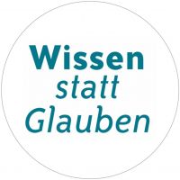 Button: Giordano Bruno Stiftung / Wissen statt Glauben